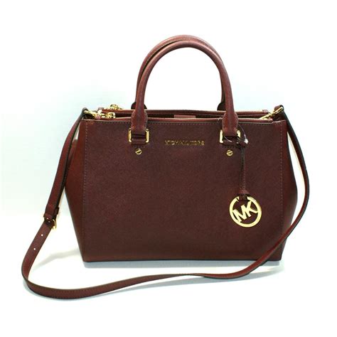 michael kors 30s4gtvs6l|Sutton Medium Saffiano Leather Satchel .